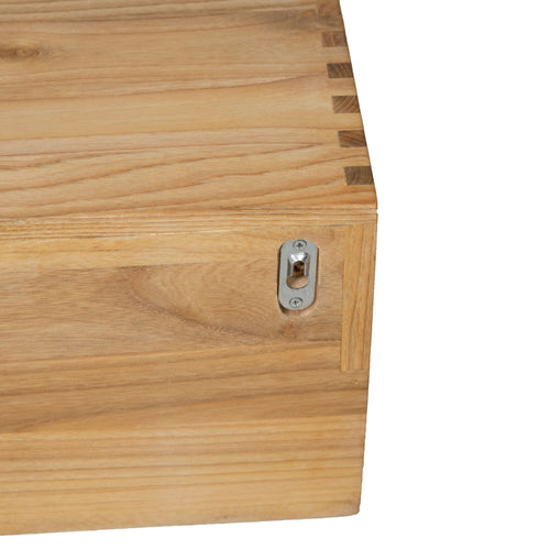 Giga Meubel Nachtkastje  - Naturel - Eikenhout - 35x20x20cm - vtwonen shop