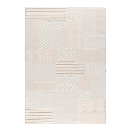 AFK Living vloerkleed Jules - reliëfeffect - beige - 160 x 230 cm