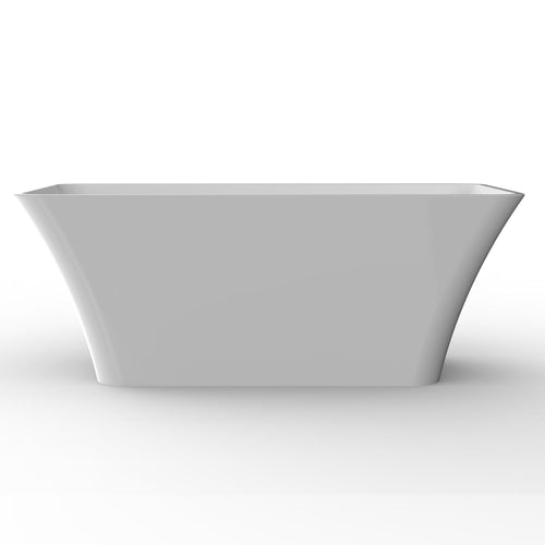 Badplaats Ligbad Lily 170 x 75 x 58 cm – Vrijstaand Bad – Hoogglans wit