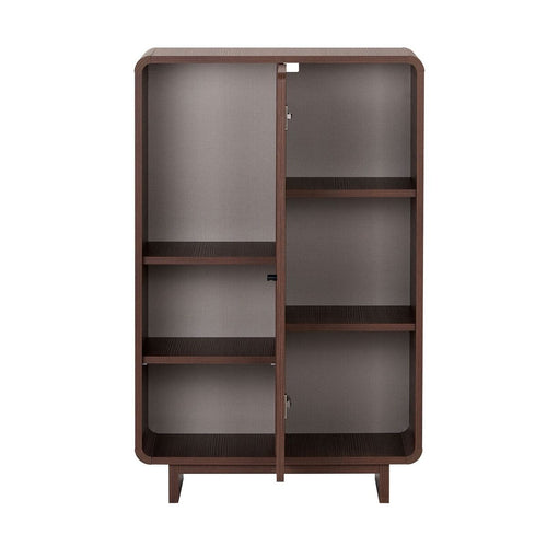 Calicosy - Hoog buffet CELENA - Donker hout 70x34x110 cm