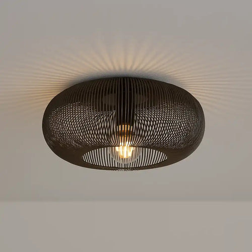 Ylumen plafondlamp Copper - 1 lichts - 43  x 20   cm - zwart - vtwonen shop