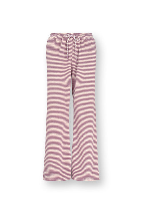 Pip Studio - Britta Pyjamabroek - Dames - Little Sumo Stripe - Lila - M