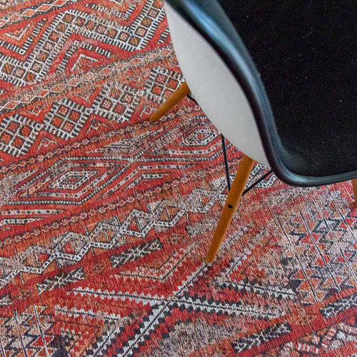 Ecorugs vloerkleed Fez Red - rood - 140x200cm