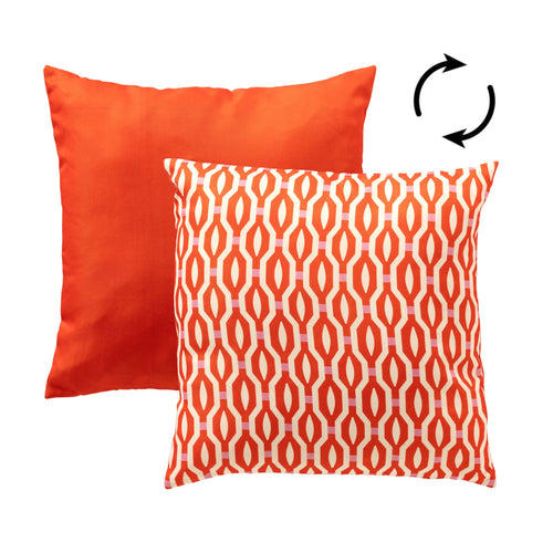 Textino kussenset Rocket - oranje en rood - 45x45 cm en 30x50 cm