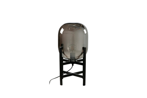 Rebellenclub Tafellamp Greco - ø26 cm - Zwart Glas - vtwonen shop