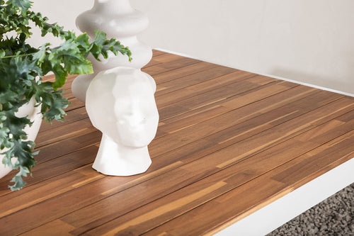 Rebellenclub Rechthoekige Tuintafel Rama - 200 x 100cm - Wit - vtwonen shop