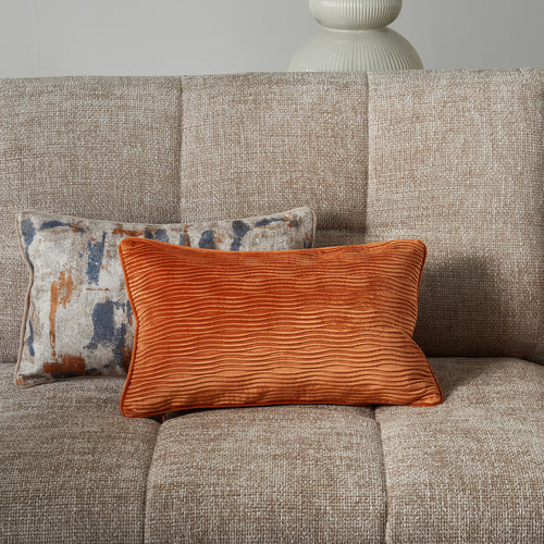 Rivièra Maison George Pillow Cover 50x30 - Polyester - Oranje - vtwonen shop