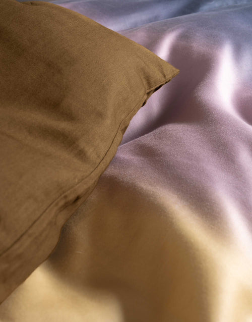 Essenza Seraphina dekbedovertrek - Eenpersoons – 140x200/220 cm - Slate brown