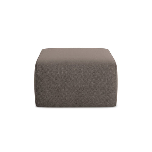 LaMiaSofa Poef Cervo - bouclé - chocolade - 72x94x42