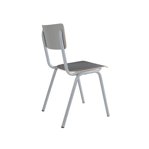 Zuiver Back To School HPL Eetkamerstoelen  Grijs - Set van 4 - vtwonen shop