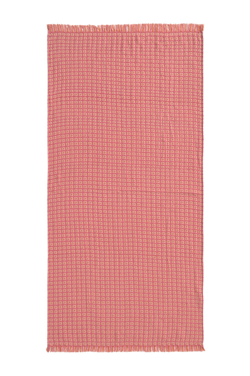 Calma House Strandhanddoek Jan - Roze - 100x180
