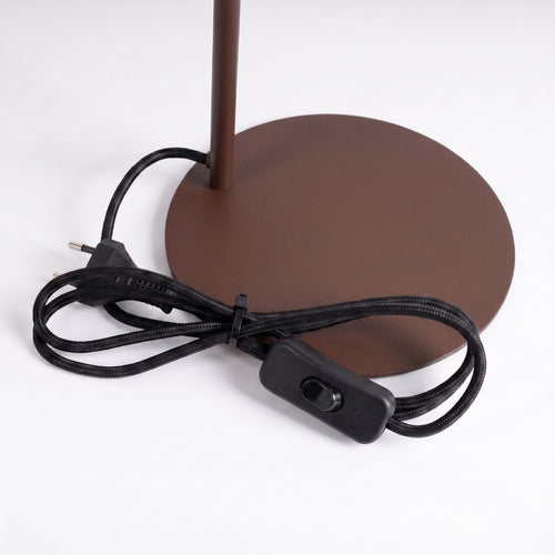 Sollux Lighting Tafellamp NOX bruin - 18x18x35cm