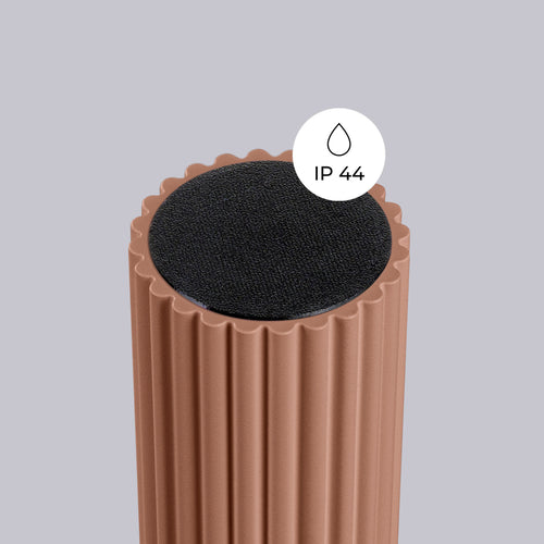 Sollux Lighting Plafondlamp HALO mokka IP44 - 12x12x21cm