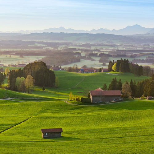 Sanders & Sanders fotobehang landschap groen en blauw - 450 x 280 cm - 612650