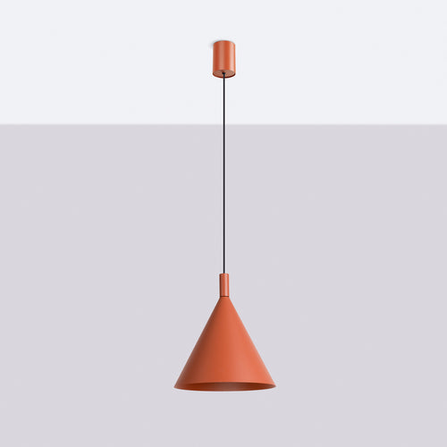 Sollux Lighting Hanglamp NOX 25 rode oker - 24,5x24,5x140cm