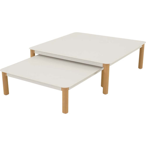 Lesli Living loungebank Mezio - beige - 86x86x28cm