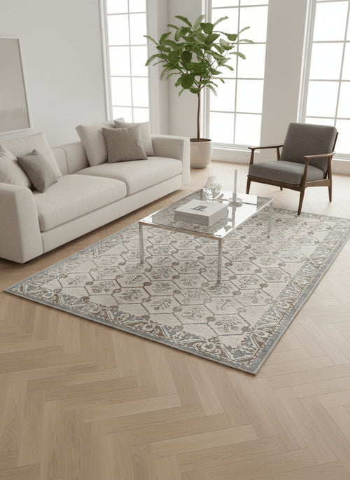 AFK Living vloerkleed Sully - gerecyclede vezels - grijs - 160x230 cm