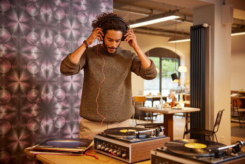 Livingwalls behang 3D-motief lila paars, zwart, roze en grijs - 53 cm x 10.05 m - AS-386921 - vtwonen shop