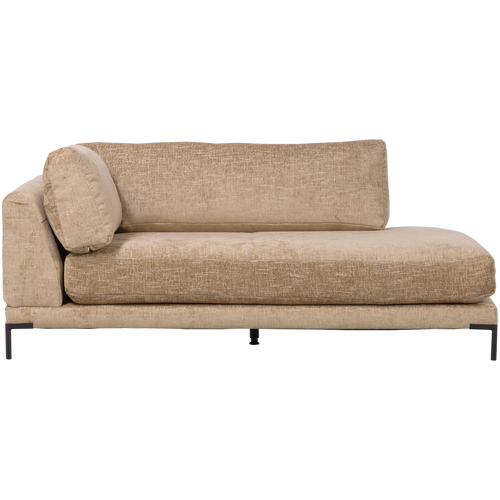 vtwonen lounge bank element links Couple - Polyester - Butter Melange - 89x100x200 - vtwonen shop