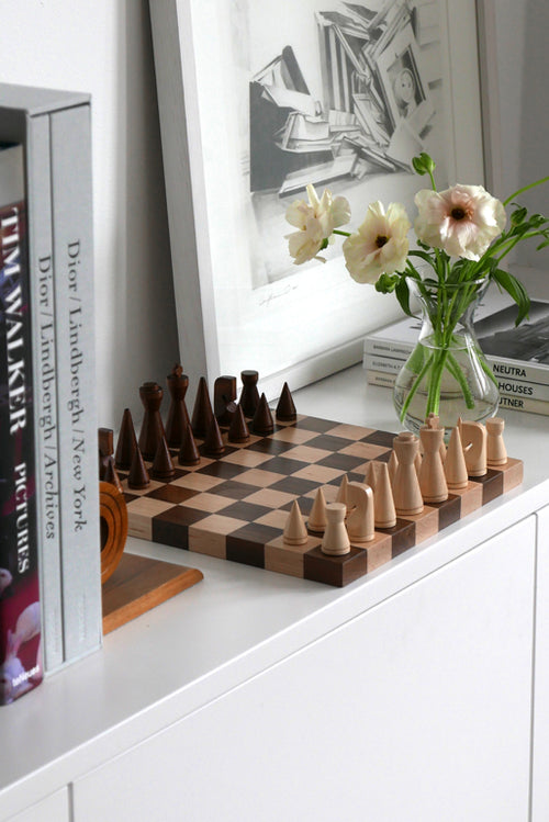 Printworks Spel - Chess Wood - The Minimalist