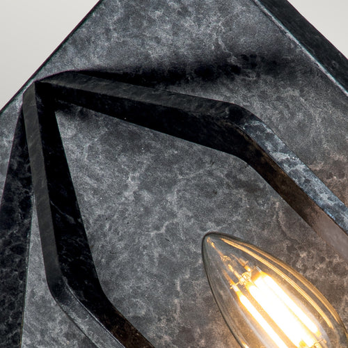 Elstead Quoizel Vanguard Wandlamp Oud Zwart