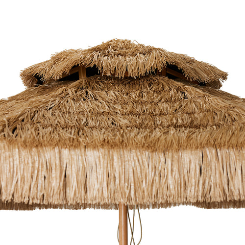 HKLIVING parasol Patio – raffia