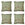 Madison sierkussen Aria - groen - 50x50x10cm - set van 4