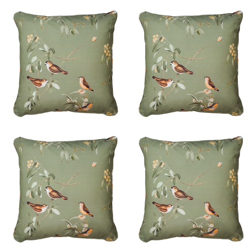 Madison sierkussen Aria - groen - 50x50x10cm - set van 4