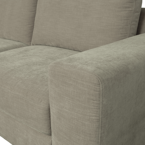 vtwonen 1-zits bank element met arm rechts Family - Grijs - 85x115x98