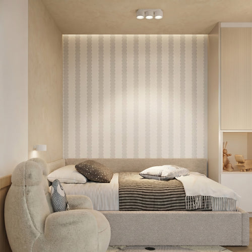 Sollux Lighting Wandlamp AURA wit Gx53 - 10x12x6cm