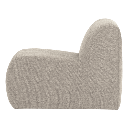 WOOOD 1-zits bank Mojo Base - Bouclé - Beige Melange - 74x84x97