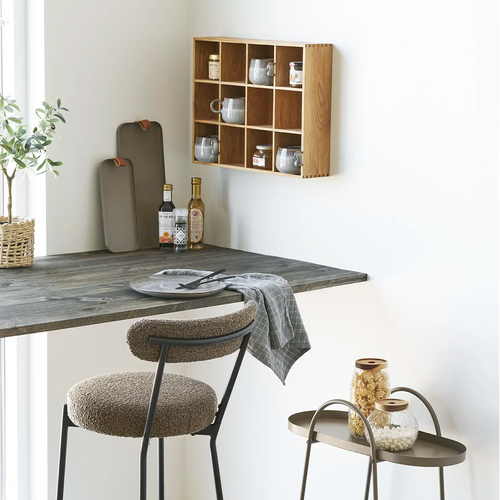 Artichok Boet Eikenhouten Wandplank - 39 x 51 cm