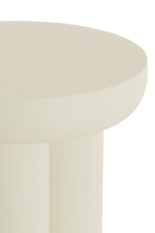 Light & Living bijzettafel MIZUHO - Ø50x47cm - wit - vtwonen shop