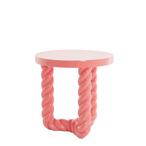 Light & Living bijzettafel Vallejo - roze - Ø46cm - vtwonen shop