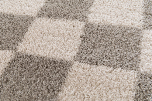 AFK Living vloerkleed Carreaux - zeer zacht - grijs - 160 x 230 cm