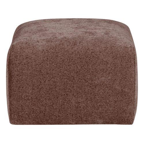 WOOOD hocker slub Umina - Chenille - Oudroze