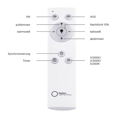 Paul Neuhaus plafondlamp Flat - 1 lichts - 45.5  x 6.6   cm - zwart - vtwonen shop