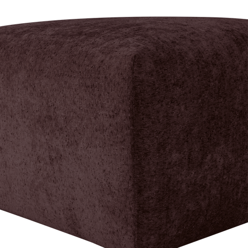 WOOOD hocker slub Umina - Chenille - Bordeauxrood