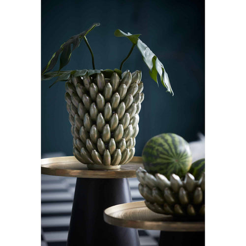 Light & Living vaas Zita - groen - Ø25.5cm