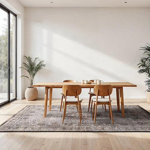 Louis De Poortere vloerkleed Grey Ebony - grijs - 280x390cm - vtwonen shop