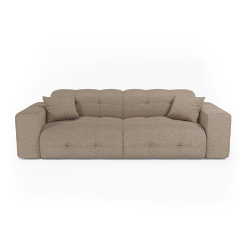 Premium Interiors - Bank COCOON - bouclé-stof mol 230cm