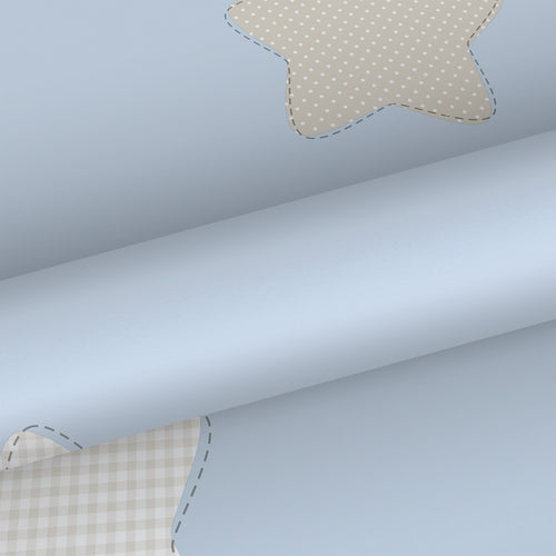 Sanders & Sanders behang sterren blauw en beige - 53 cm x 10 m - 640566 - vtwonen shop