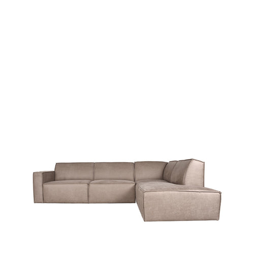 LABEL51 Bank Kay 2,5-Zits Hoek Rechts - Taupe - 283x218x80cm