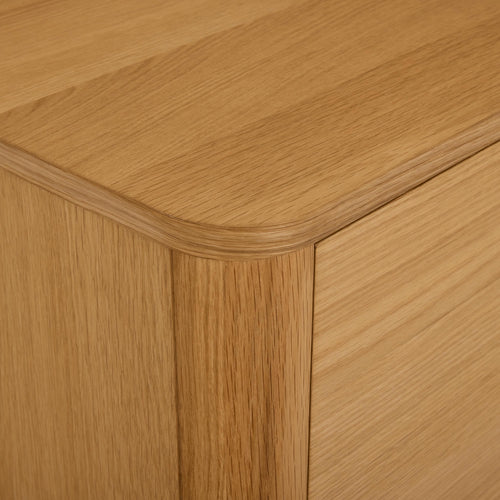 Furnhouse 3-deurs dressoir Nyborg - Natuurlijk eikenhout - MDF, Eikenfineer - 45x180x75