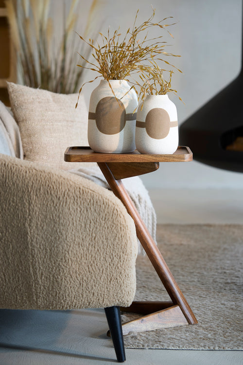Light & Living tafel  - bruin - 45x42x63 cm
