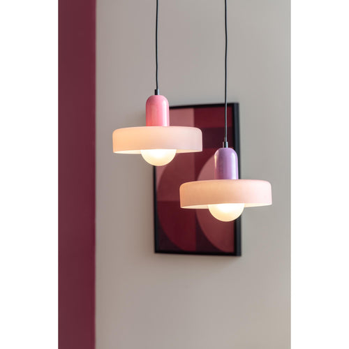 Leitmotiv hanglamp Opaco Grato - paars - Ø25cm