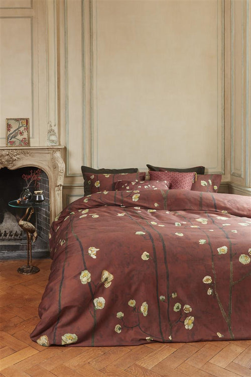 Beddinghouse x Van Gogh Museum Plum Blossoms dekbedovertrek - Lits-Jumeaux - 240x200/220 - Rood