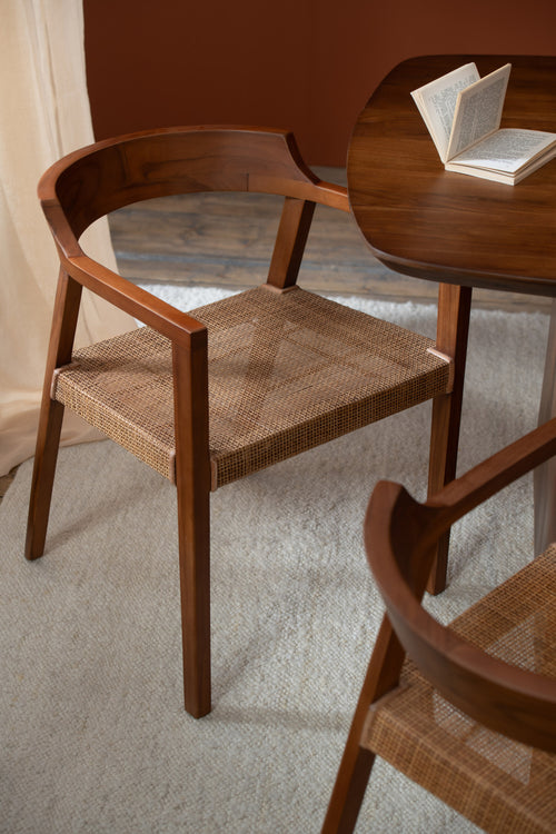 J-Line stoel Emma - hout - bruin - vtwonen shop