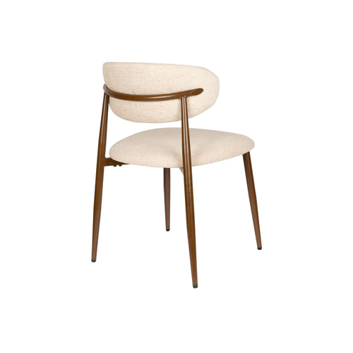 Housecraft Living Noor Eetkamerstoelen Beige - Set van 4