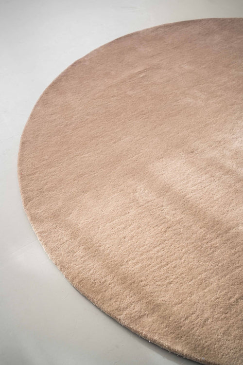 Vloerkleed MOMO Rugs Designer Elvire Gradient Dot Desert Taupe 250 rond
